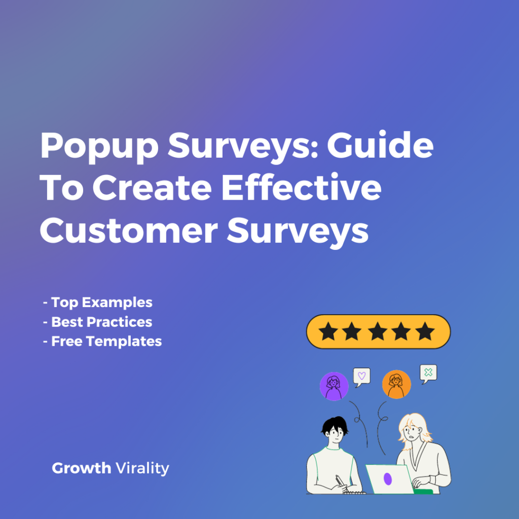 popup surveys