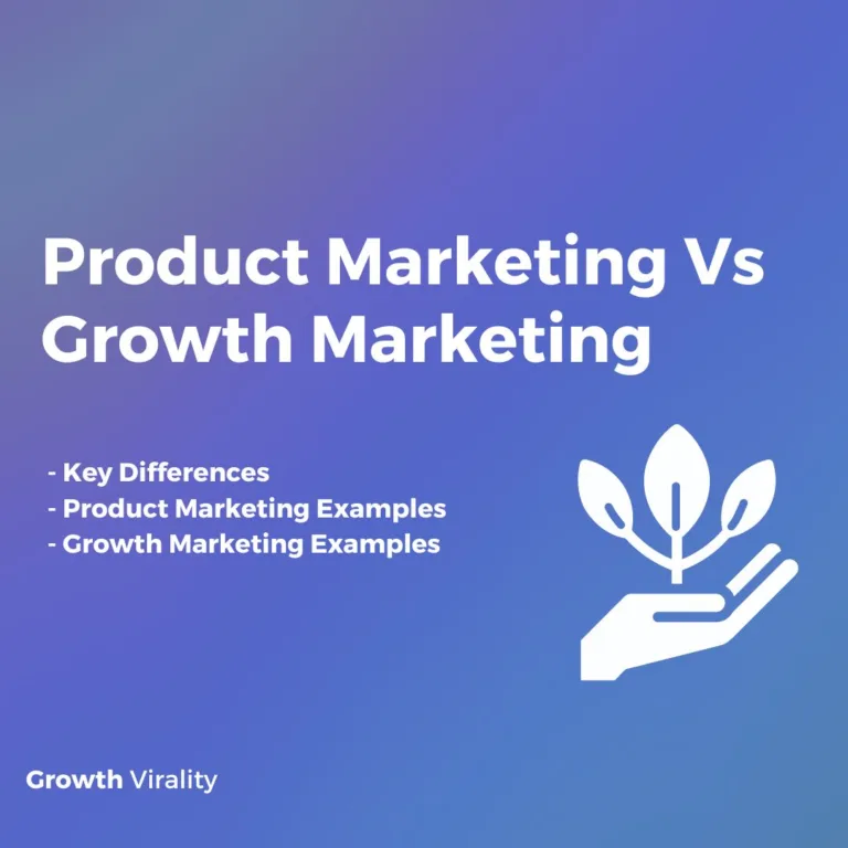 product marketing and growth marketing differences