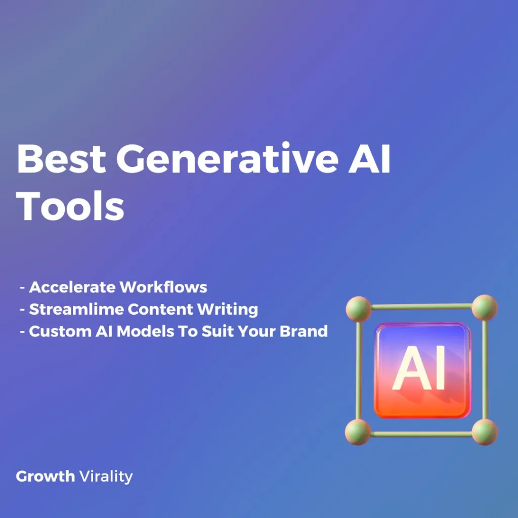 Generative AI tools